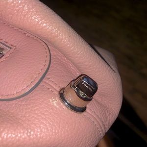 Pink leather Coach Purse